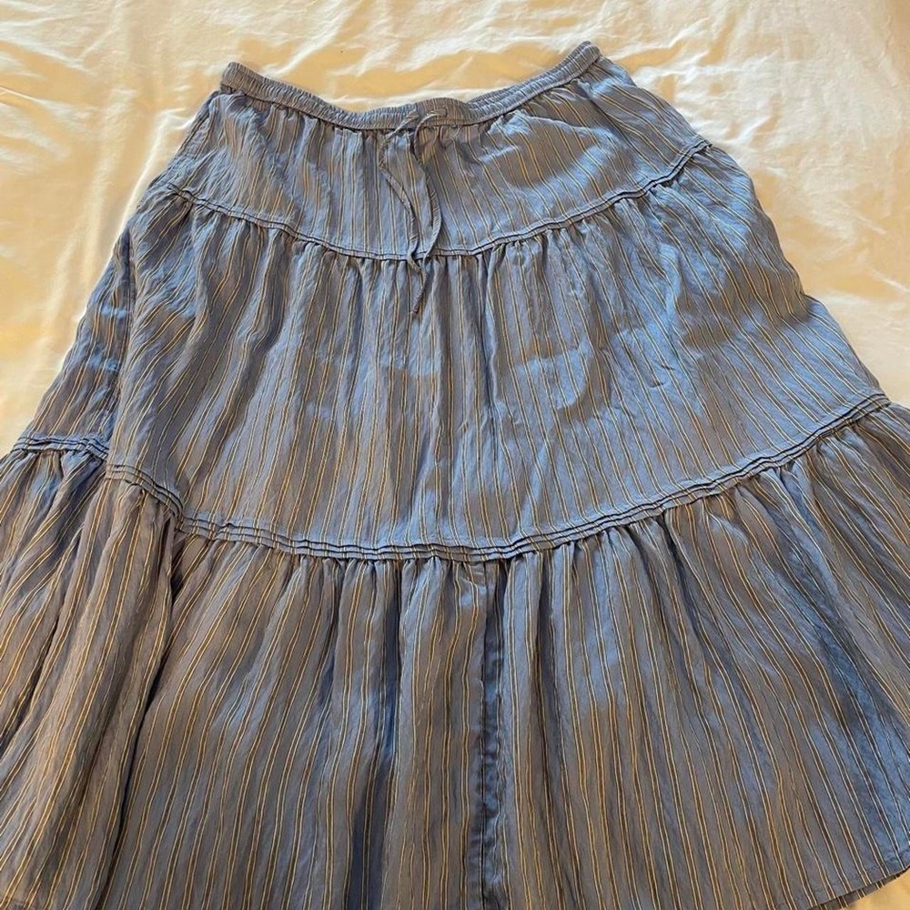 Time and Tru Tiered Midi Skirt-Size L (12-14)